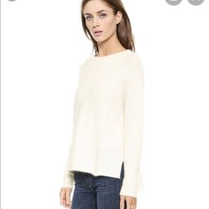 NWT Rachel Zoe Lera sweater white ivory thick XS